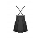 Darkinlove Women's Punk Strappy Buckle Pleated Suspender Skirt