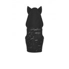 Darkinlove Women's Punk Strappy Ripped Vest with Hood