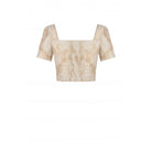 Darkinlove Women's Steampunk Ruffles Tie-Dye Crop Top