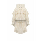 Darkinlove Women's Stempunk Lace Ruffled Layered High Low Skirt