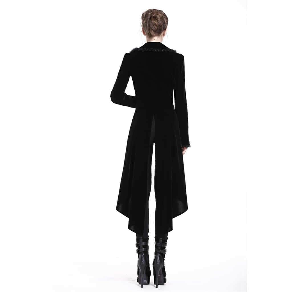 Darkinlove Women's Vintage Goth Tail Coat