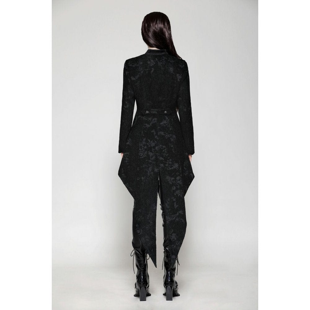 Darkinlove Women's Vintage Gothic Swallow-tailed Jacket