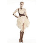 Darkinlove Women's Vintage Lace Multi-layered Dresses