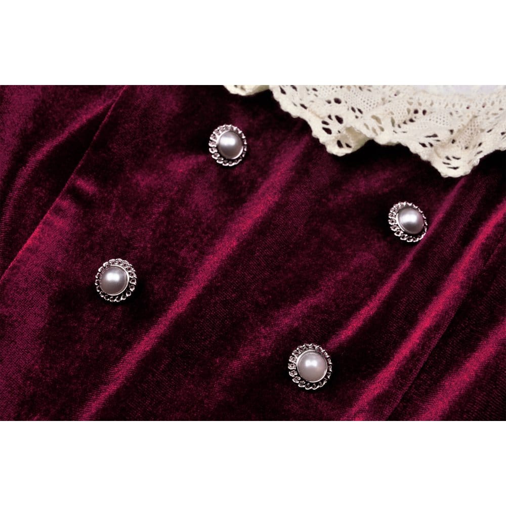 Darkinlove Women's Vintage Velet Court Dress Cosplay Dress