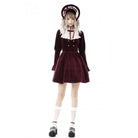 Darkinlove Women's Vintage Velet Court Dress Cosplay Dress