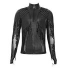 DEVIL FASHION Men's Cyberpunk Circuit Board Printed Shirt