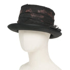 DEVIL FASHION Men's Gothic Bandage-Wrapped Streamers Top Hat Black