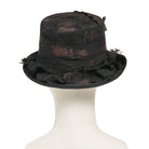 DEVIL FASHION Men's Gothic Bandage-Wrapped Streamers Top Hat Black
