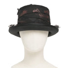 DEVIL FASHION Men's Gothic Bandage-Wrapped Streamers Top Hat Black