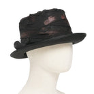 DEVIL FASHION Men's Gothic Bandage-Wrapped Streamers Top Hat Black