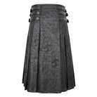 DEVIL FASHION Men's Gothic Chain Multi-buckle Skirt