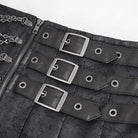 DEVIL FASHION Men's Gothic Chain Multi-buckle Skirt