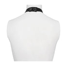DEVIL FASHION Men's Gothic Cross Lace Ruffled Neckwear Black