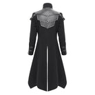 DEVIL FASHION Men's Gothic Eyelets Buckle-up Ring Coat