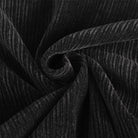 DEVIL FASHION Men's Gothic Irregular Velvet Splice Corduroy Waistcoat Black