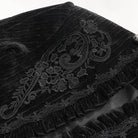 DEVIL FASHION Men's Gothic Lace Swallow-tailed Jacket