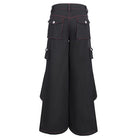 DEVIL FASHION Men's Gothic Pin Studded Flared Pants