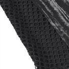 DEVIL FASHION Men's Gothic Ribbed Mesh Splice Zipper Vest