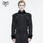 DEVIL FASHION Men's Gothic Tassels Swallow-tailed Jacket