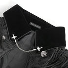 DEVIL FASHION Men's Gothic Tassels Swallow-tailed Jacket