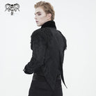 DEVIL FASHION Men's Gothic Tassels Swallow-tailed Jacket