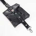 DEVIL FASHION Men's Punk Asymmetric Buckle-up Straps Body Harness