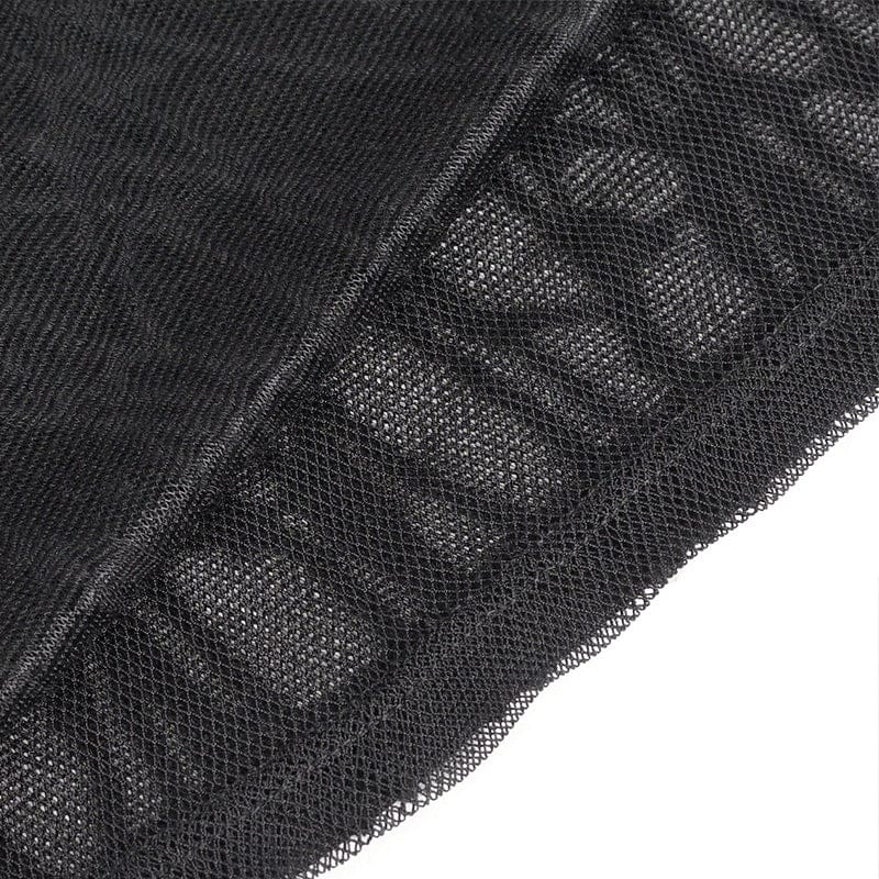 DEVIL FASHION Men's Punk Asymmetric Chained Hooded Tank Top