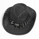 DEVIL FASHION Men's Punk Bullet Skull Rivet Hat