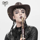 DEVIL FASHION Men's Punk Eyelet Bullet Rivet Hat