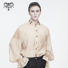 DEVIL FASHION Men's Punk Gear Lace-up Beanie