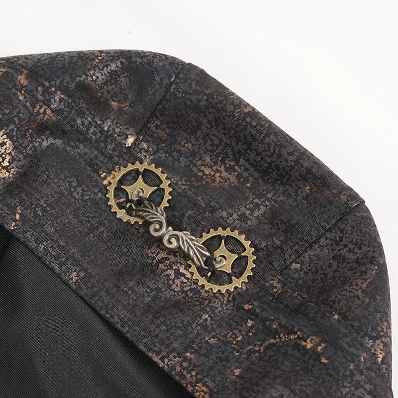 DEVIL FASHION Men's Punk Gear Lace-up Beanie