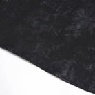 DEVIL FASHION Men's Punk Layered Buckle-up Straps Turn-down Collar Top