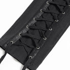 DEVIL FASHION Men's Punk Ripped Straps Straight-leg Pants