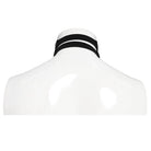 DEVIL FASHION Men's Punk Rivet Skull Layered Choker