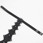 DEVIL FASHION Men's Punk Rivets Layered Neckwear