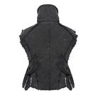DEVIL FASHION Men's Punk Strappy Chained Unedged Vest