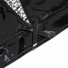 DEVIL FASHION Men's Punk Studded Chained Mesh Patchwork Vest