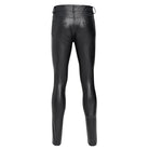 DEVIL FASHION Men's Skinny Punk Striped Trousers