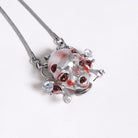 DEVIL FASHION Women's Cyberpunk Alien-Core Crying Robot Necklace