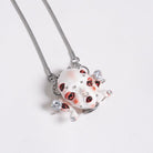 DEVIL FASHION Women's Cyberpunk Weird Alien-Core Crying Robot Necklace