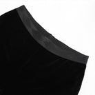 DEVIL FASHION Women's Goth Floral Lace Sheer Bell-bottoms