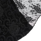 DEVIL FASHION Women's Goth Lace Frill Trousers