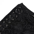DEVIL FASHION Women's Goth Lace Frill Trousers