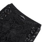 DEVIL FASHION Women's Goth Lace Frill Trousers