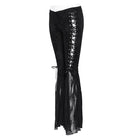 DEVIL FASHION Women's Goth Lace Frill Trousers