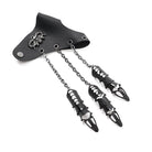 DEVIL FASHION Women's Gothic Eyelets Chains Bracelet