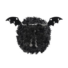 DEVIL FASHION Women's Gothic Fluffy Little Bat Chain Bag
