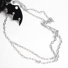 DEVIL FASHION Women's Gothic Fluffy Little Bat Chain Bag