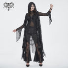 DEVIL FASHION Women's Gothic Lace Floral Flared Pants