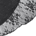 DEVIL FASHION Women's Gothic Lace Floral Flared Pants